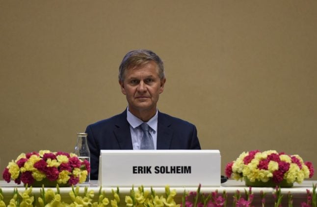 Erik Solheim resigns as UN environment chief amid expenses outcry