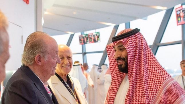 King Juan Carlos under fire for meeting Saudi crown prince