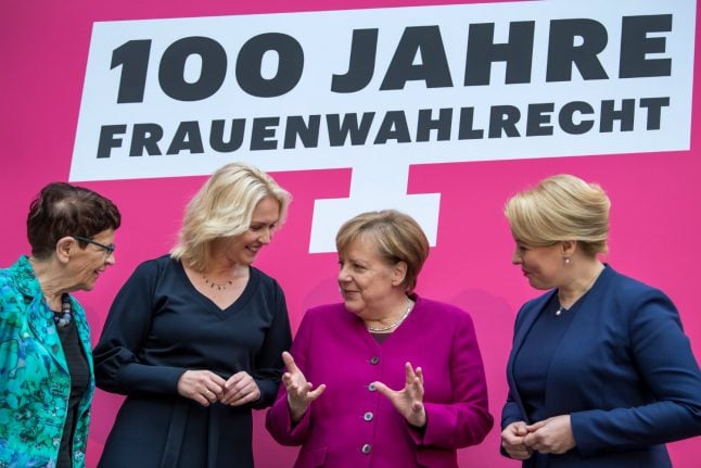 Angela Merkel refuses to be 'excuse' for lack of female politicians