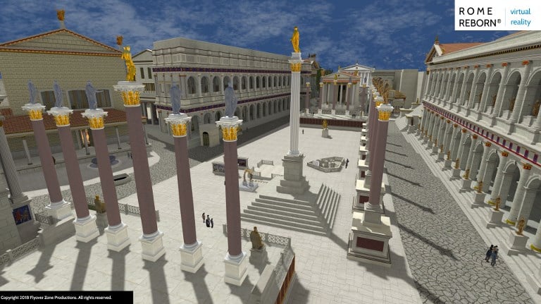 ancient rome 3d virtual tour