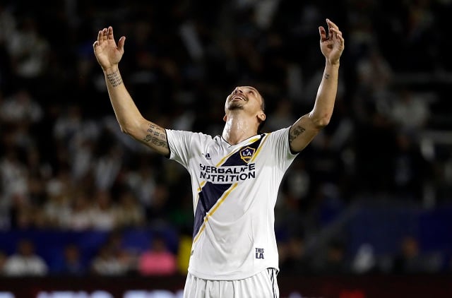 Swedish striker Zlatan named Newcomer of the Year in US soccer