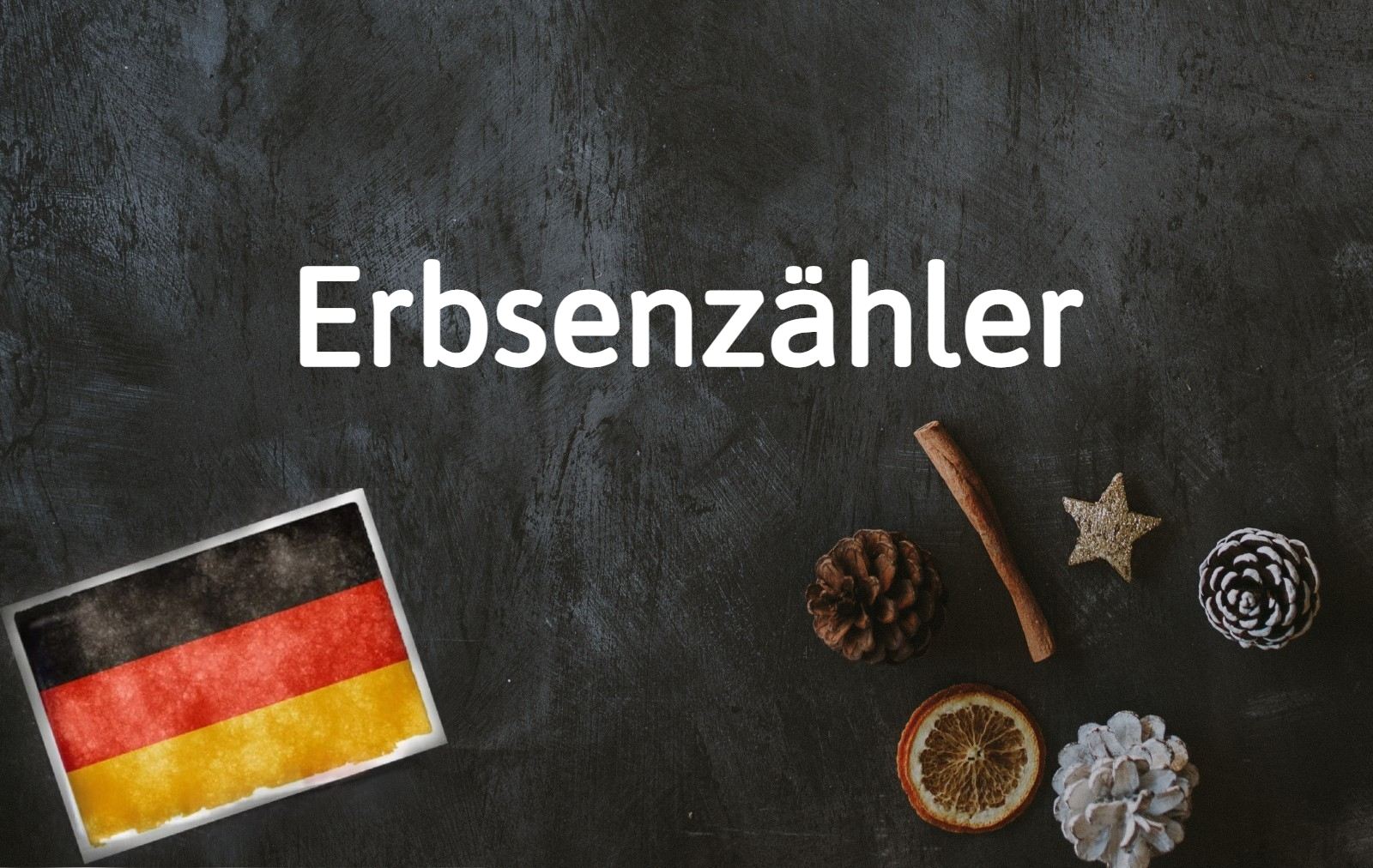 German word of the day: Erbsenzähler