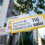 Buying an apartment in Sweden costs less than it did a year ago