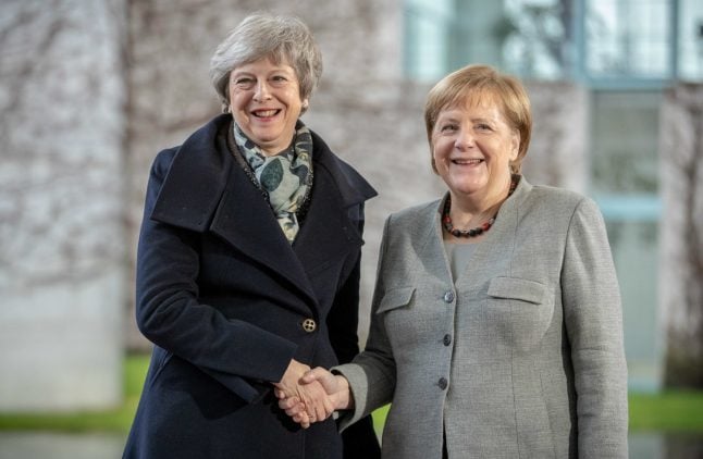 ‘No way to change’ Brexit deal, says Merkel after May visit