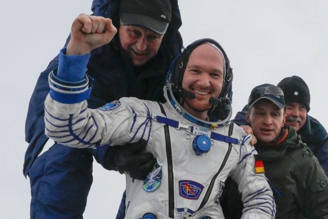 German astronaut lands safely back on Earth Thursday