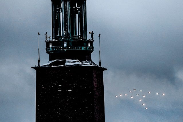 Why you might just see a flying Christmas tree in Sweden’s skies