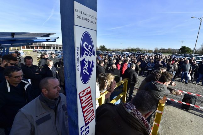 Ford accused of 'treachery' in France over factory closure in south west