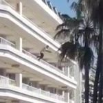 Video: Drugged Brit jumps off 4th floor balcony in Gran Canaria