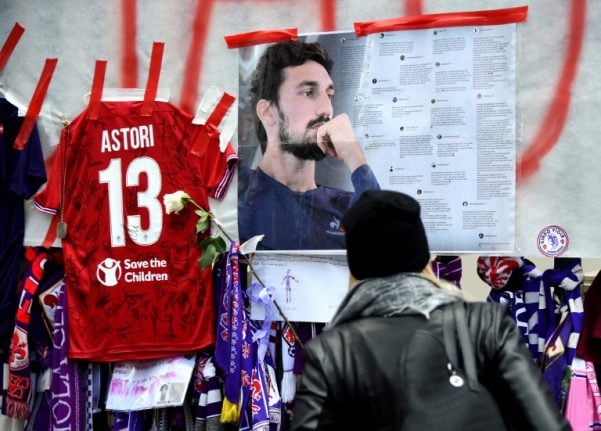 Two Italian doctors being investigated over footballer Astori’s death