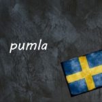 Swedish word of the day: pumla