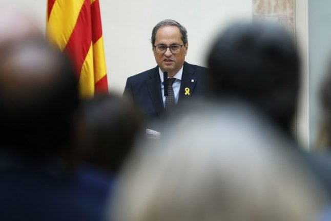 Catalan leader slammed for urging 'Slovenian route' to secession