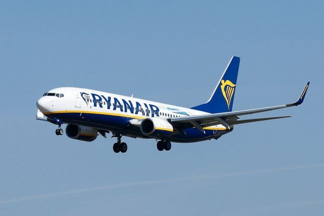 Ryanair cabin crew in Spain to strike in January