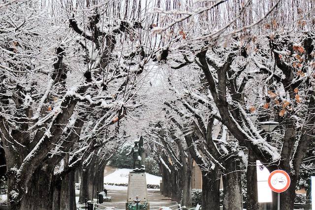 IN PICTURES: First snow of the winter falls on central Italy