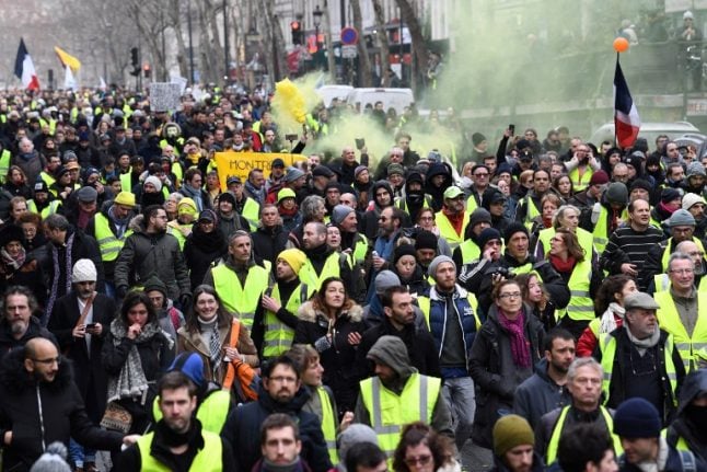'Yellow vests' back on France's streets to challenge Macron