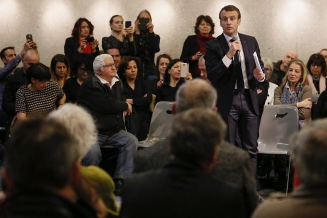 Macron's ratings edge up as he dives into debates
