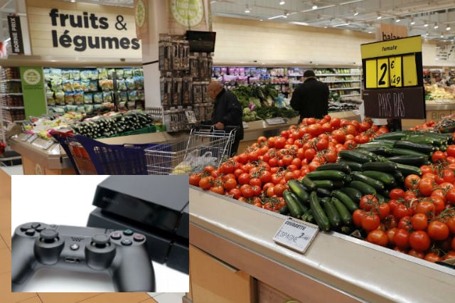 How a French teenager paid €9 for a Playstation using supermarket's fruit and veg scales