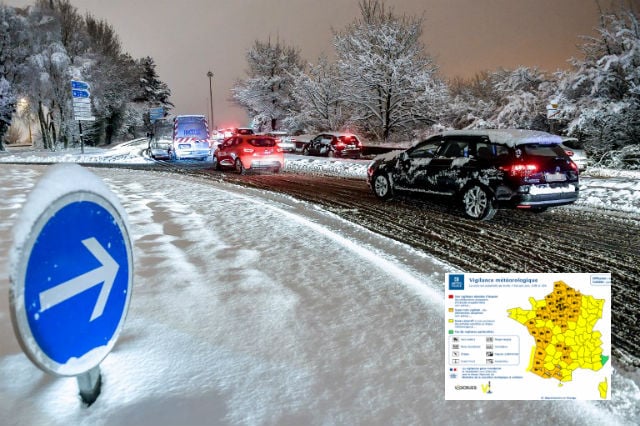 Storm Gabriel: Swathes of France on alert for violent winds, snow and ice