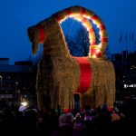 Sweden’s ill-fated Christmas goat survives again