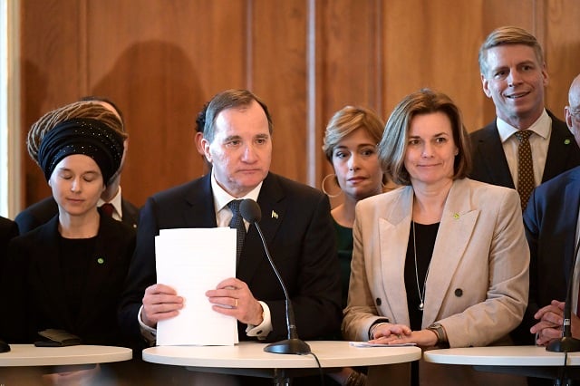 How Sweden’s government deal has hit the popularity of political parties