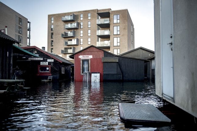 Water levels now decreasing after Danish weather described as 'dangerous'