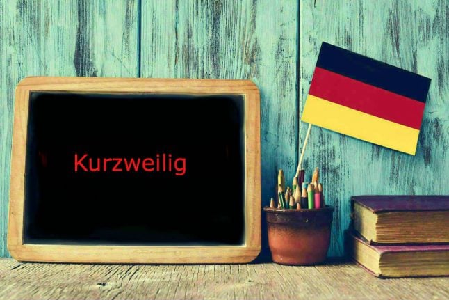 German word of the day: Kurzweilig