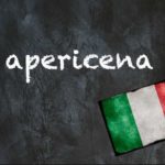 Italian word of the day: ‘Apericena’