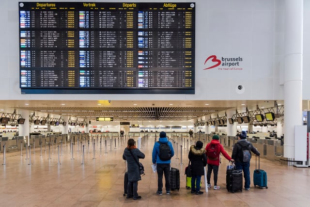 All flights from Sweden to Brussels are cancelled today
