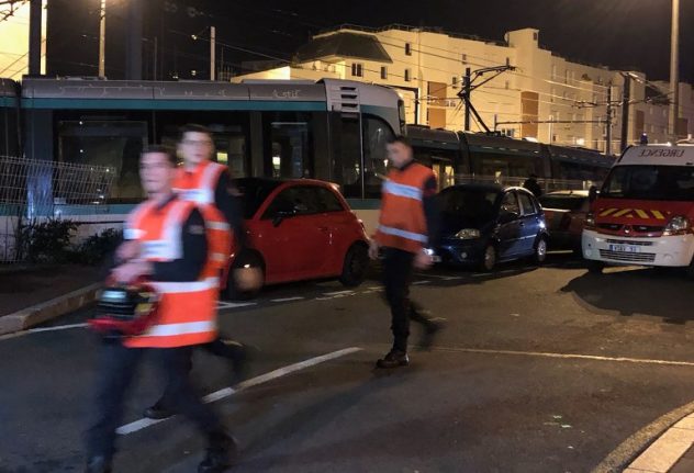 Tram collision in Paris suburb injures 12