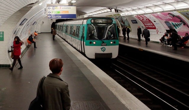 Woman pushed onto Paris Metro tracks by homeless person