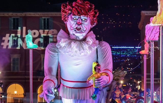 The best pictures from the Nice Carnival (featuring Donald Trump as an evil clown)