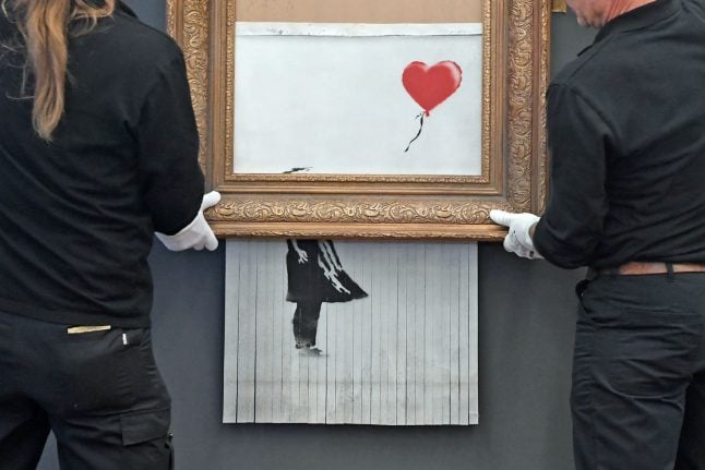 German museum takes steps to stop Banksy piece from shredding again