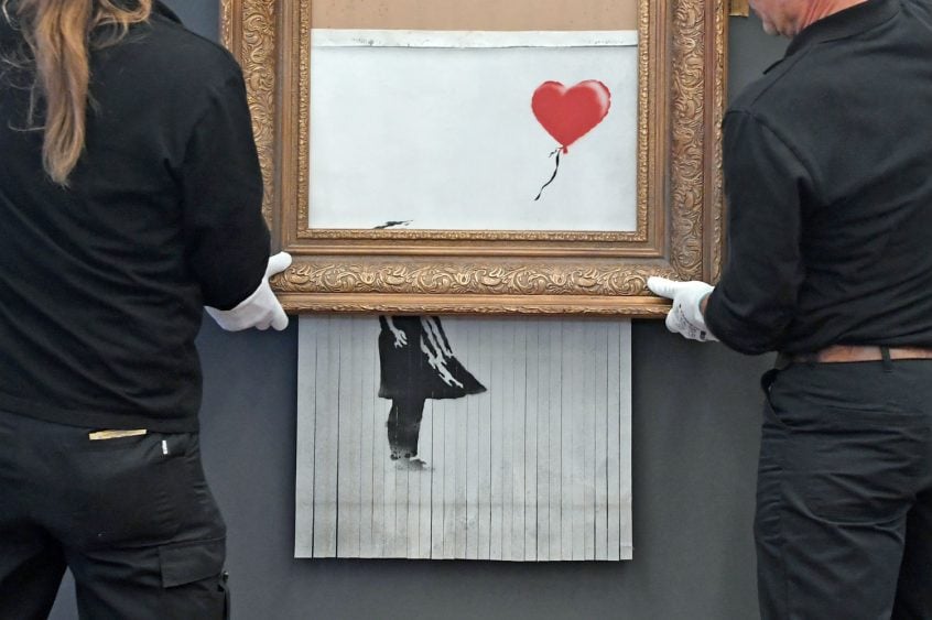 German Museum Takes Steps To Stop Banksy Piece From Shredding Again