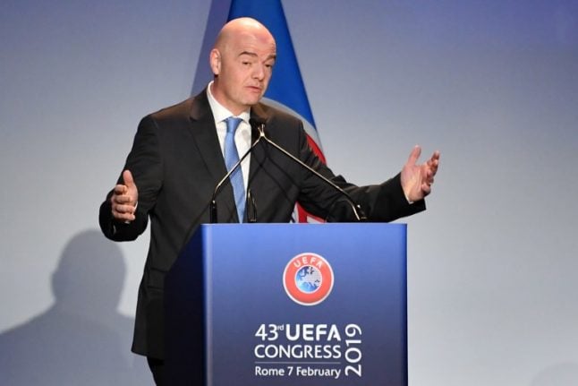 Infantino sole candidate for FIFA presidency in June vote