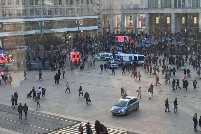 Police break up mass ‘social media’ brawl as 400 fans descend on Berlin’s Alexanderplatz