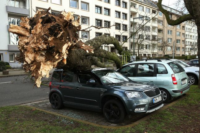 Travel chaos as deadly storm strikes Germany