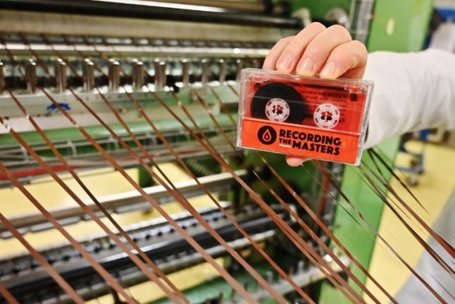 French firm opens factory making first cassettes since 1990s after artists like Taylor Swift go retro