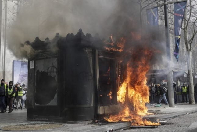 'They burned my kiosk for fun': Fund launched for Champs-Elysées newspaper sellers