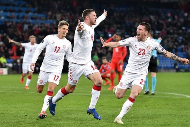 Denmark draw first Euro 2020 qualification match after amazing comeback