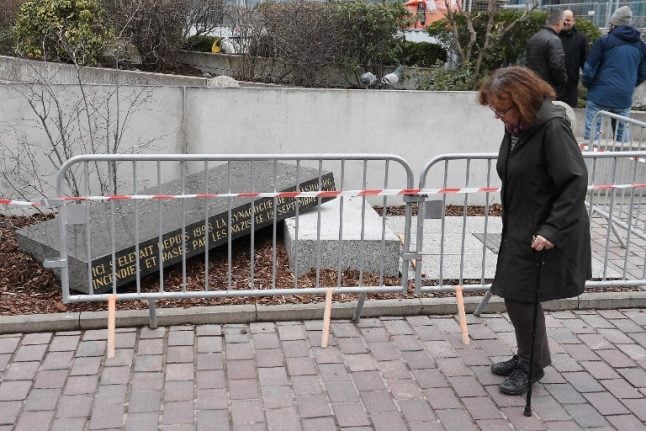 Memorial damage at Strasbourg's Old Synagogue an 'accident'