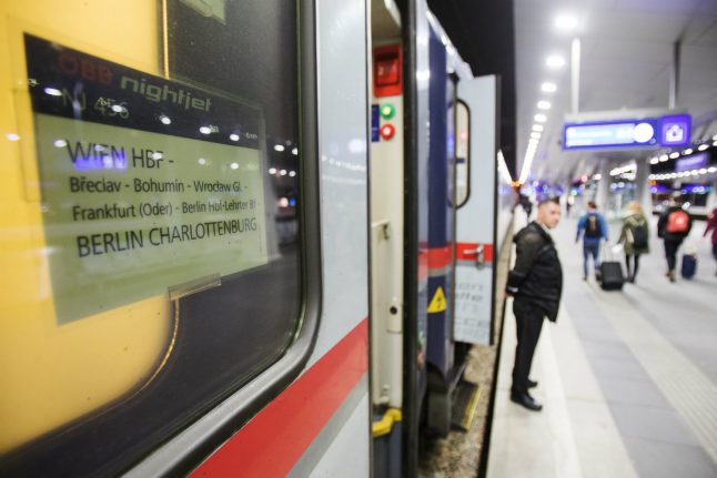 Full steam ahead for Austria’s night trains