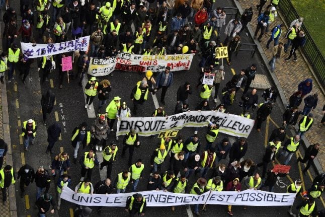 Numbers down for France's 'Yellow vest' protests