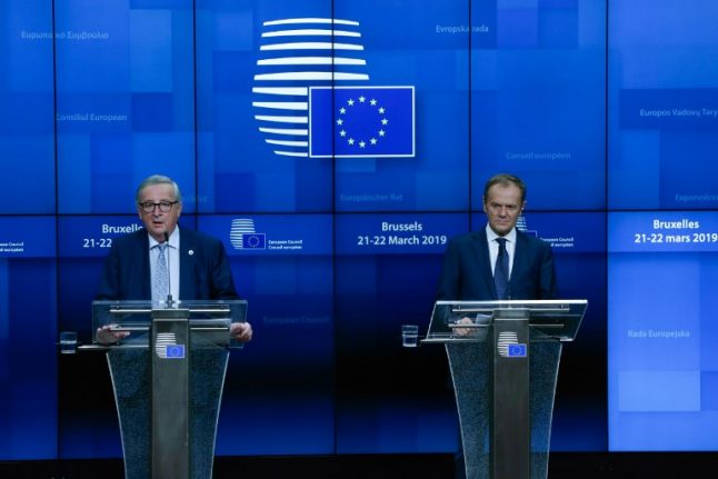 EU piles pressure on Theresa May by granting UK short Brexit delay