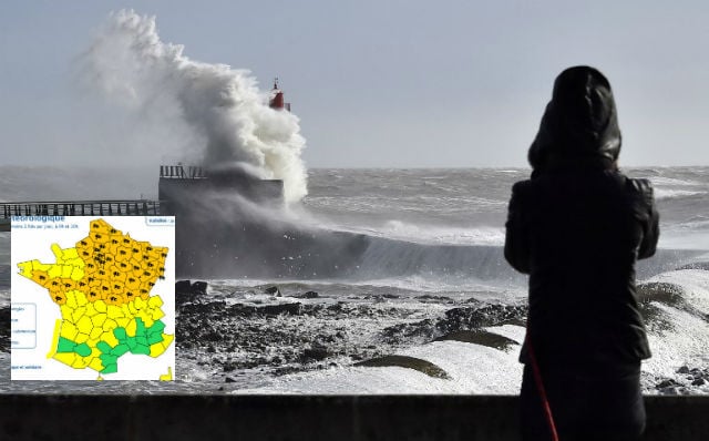 Storm Freya: Swathes of France on alert for gale force winds