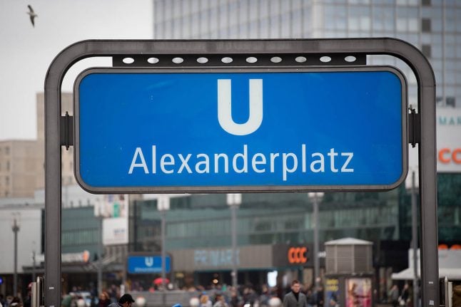Video footage shows moment Alexanderplatz mass punch-up kicked off
