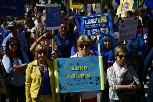 IN PICS: The best protest signs from Madrid’s anti-Brexit march