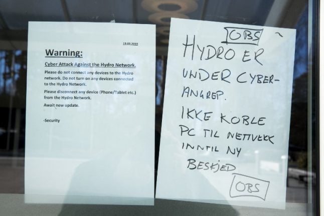 Norway's Norsk Hydro hit by ransom cyber-attack