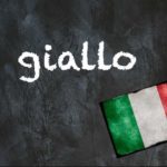 Italian word of the day: ‘Giallo’