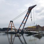 New 175-metre bicycle bridge arrives in Copenhagen
