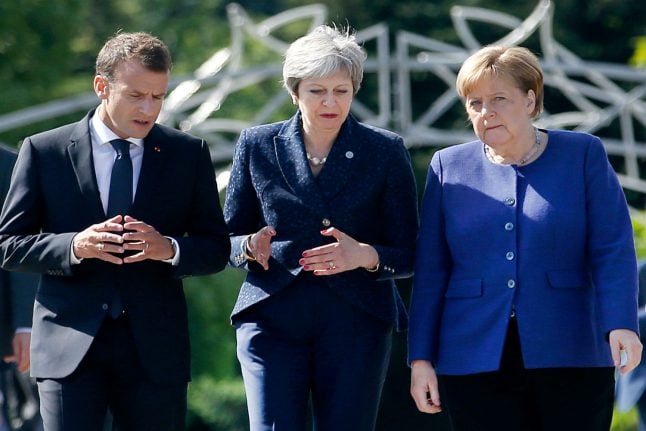 Update: May meets Merkel in bid to seek Brexit delay as no-deal looms