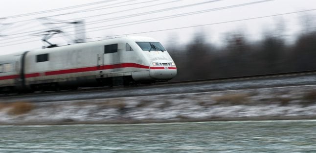 Passengers shocked after high-speed German ICE train 'hit by bullets'